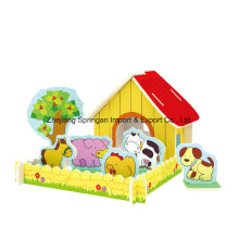 Wood Collectibles Toy for DIY Houses-Pastoral Farms